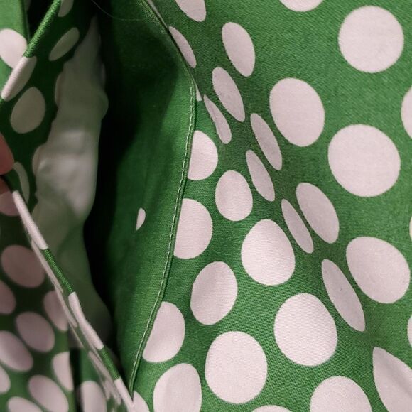 Dressbarn green and white polka dot jacket - Picture 4 of 6